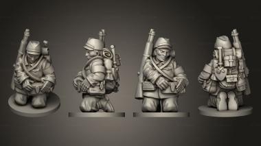 Military figurines INFANTRY MEDICS 15 MEDIC A 3d model
