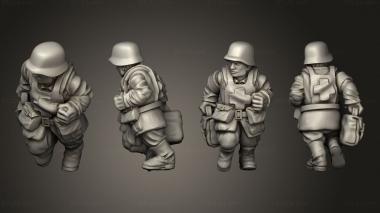 Military figurines INFANTRY MEDICS GER MEDIC A 3d model