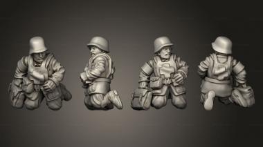 Military figurines INFANTRY MEDICS GER MEDIC B 3d model