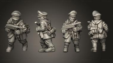 Military figurines INFANTRY OFFICERS GER OFFICER B 3d model