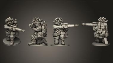 Military figurines INFANTRY SNIPERS 15 SNIPER A 3d model