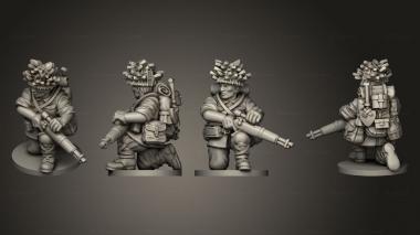 Military figurines INFANTRY SNIPERS 15 SNIPER B 3d model