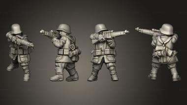 Military figurines INFANTRY SNIPERS GER SNIPER B 3d model