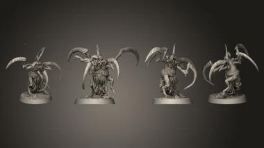 Military figurines INFECTED 5 3d model