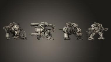 Military figurines infected Exterminator Obliterators v 3 3d model