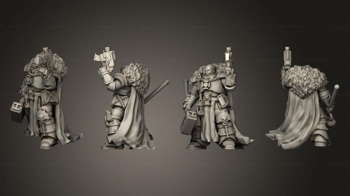 Military figurines (Inquisitor Witch Hunter, STKW_8174) 3D models for cnc