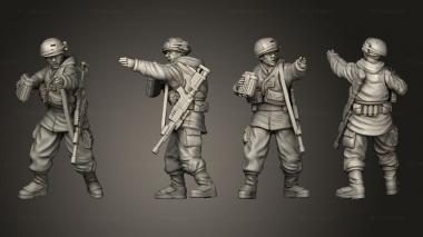 Military figurines Insurgent Ordnance Operators 3d model