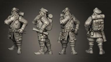Military figurines Inventor 1 3d model