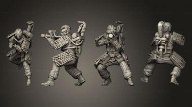 Military figurines ion 3d model