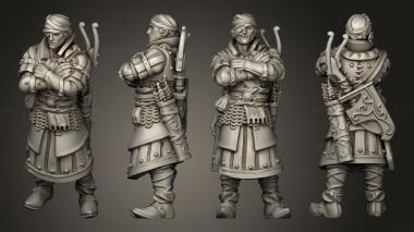 Military figurines Ior Elven Archer 3d model