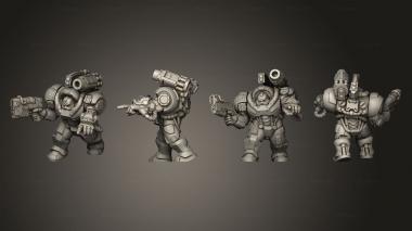 Military figurines Iron Guard 1 3d model