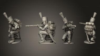 Military figurines Jaegers 01 3d model
