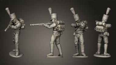 Military figurines Jaegers 02 3d model