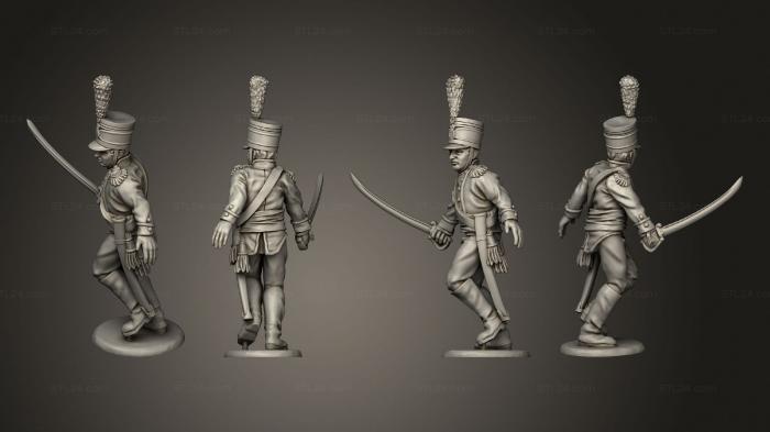 Military figurines (Jaegers Command 04, STKW_8237) 3D models for cnc