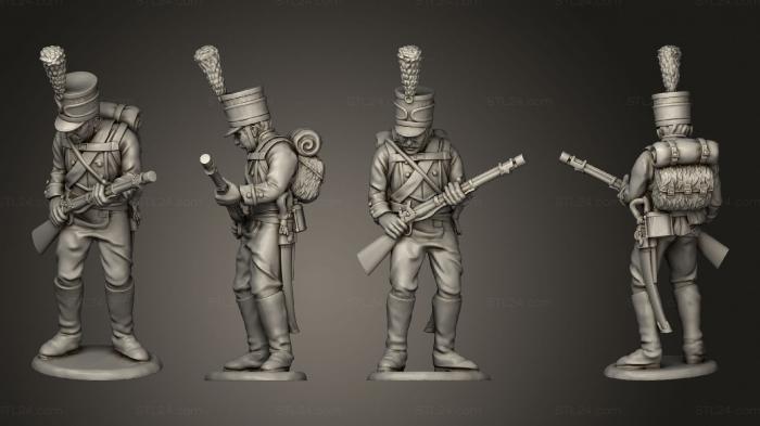 Military figurines (Jaegers Command 06, STKW_8239) 3D models for cnc