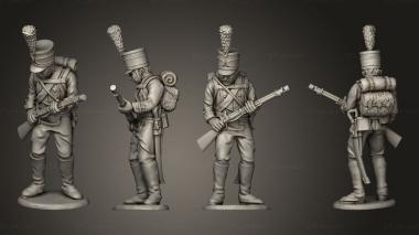 Military figurines Jaegers Command 06 3d model
