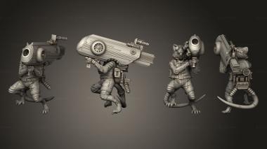 Military figurines Jeremy V 2 3d model