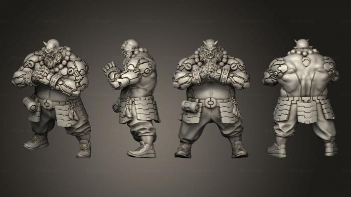 Military figurines (Jinpachi, STKW_8268) 3D models for cnc