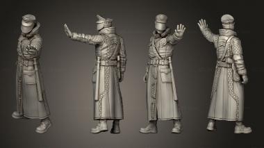 Military figurines John Q Law 01 3d model
