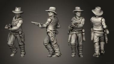 Military figurines Join or Die BLAXPLOITATION GUNSLINGER 01 3d model