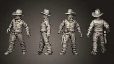 Military figurines Join or Die BLAXPLOITATION GUNSLINGER 03 3d model