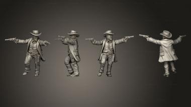 Military figurines Join or Die BLAXPLOITATION GUNSLINGER 04 3d model