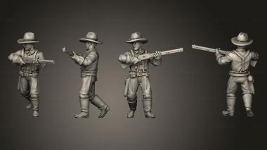 Military figurines Join or Die CAVALRY 04 3d model