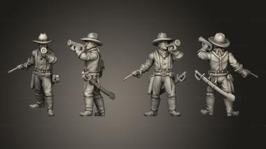 Military figurines Join or Die CAVALRY 05 3d model