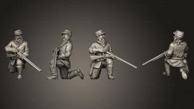 Military figurines Join or Die CAVALRY 06 3d model