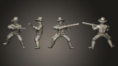 Military figurines Join or Die CAVALRY 11 3d model