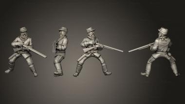 Military figurines Join or Die CAVALRY 12 3d model