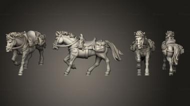 Military figurines Join or Die COWBOY HORSE 03 3d model