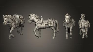 Military figurines Join or Die COWBOY HORSE 05 3d model