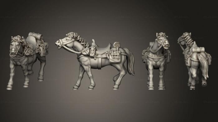 Military figurines (Join or Die COWBOY HORSE 06, STKW_8315) 3D models for cnc
