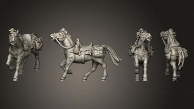 Military figurines Join or Die COWBOY HORSE 10 3d model