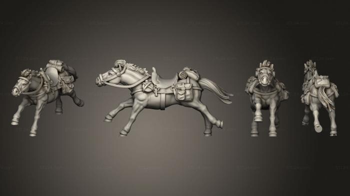 Military figurines (Join or Die COWBOY HORSE 11, STKW_8320) 3D models for cnc