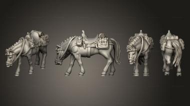 Military figurines Join or Die COWBOY HORSE 13 3d model