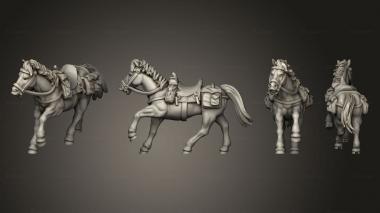 Military figurines Join or Die COWBOY HORSE 14 3d model