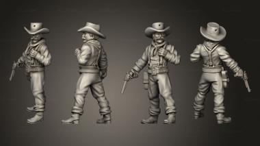 Military figurines Join or Die DALTON BROTHER 02 3d model
