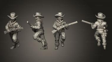 Military figurines Join or Die DALTON BROTHER 03 3d model