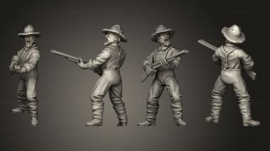 Military figurines Join or Die GOLD DIGGER 02 3d model