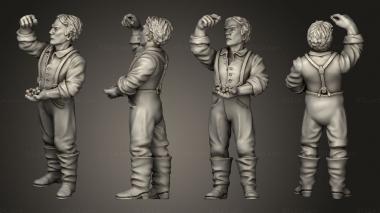 Military figurines Join or Die GOLD DIGGER 04 3d model