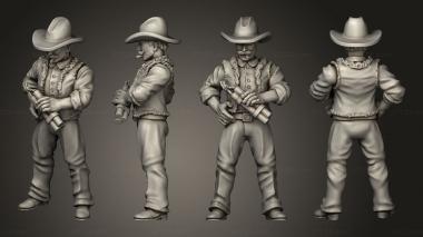 Military figurines Join or Die GOLD DIGGER 06 3d model