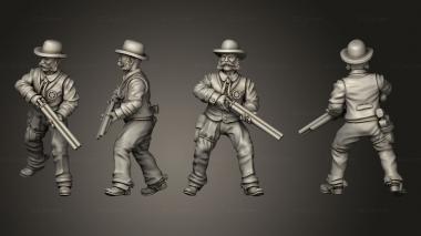 Military figurines Join or Die MARSHAL 02 3d model