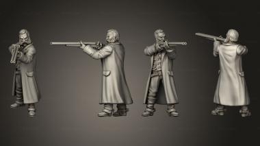Military figurines Join or Die MARSHAL 06 3d model