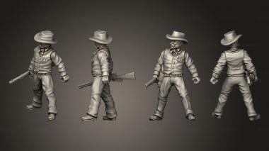 Military figurines Join or Die MARSHAL 07 3d model