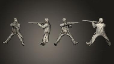 Military figurines Join or Die MARSHAL RIDER 06 3d model