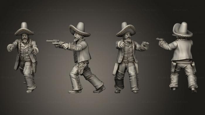 Military figurines (Join or Die MEXICAN BANDIT 02, STKW_8355) 3D models for cnc