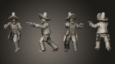 Military figurines Join or Die MEXICAN BANDIT 02 3d model