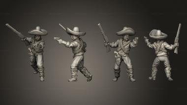 Military figurines Join or Die MEXICAN BANDIT 04 3d model